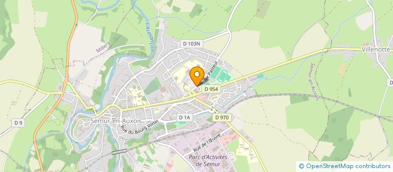 localisation de l'entreprise MONSIEUR ARNAUD PATENOTTE  SEMUR-EN-AUXOIS