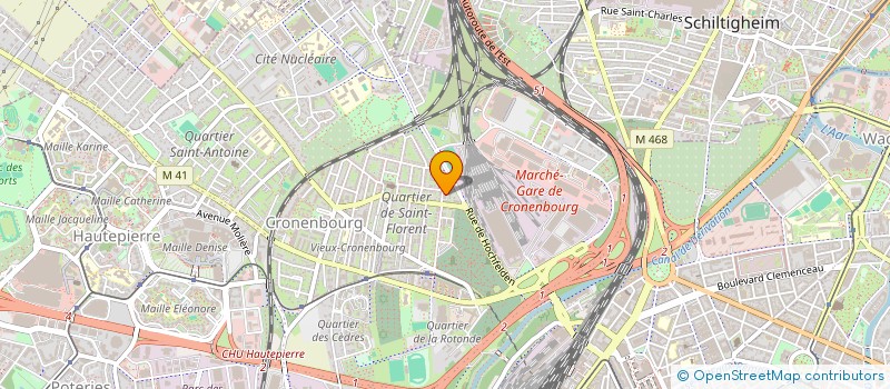 localisation de l'entreprise MONSIEUR ARNAUD PAYET à STRASBOURG