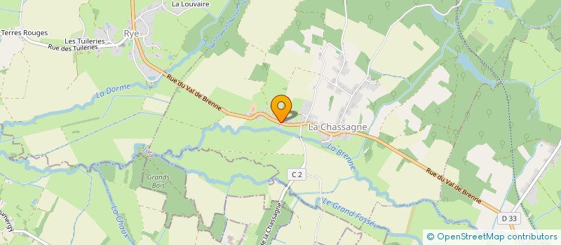 localisation de l'entreprise MONSIEUR ARNAUD PAYSANT  LA CHASSAGNE