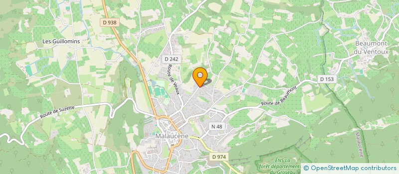 localisation de l'entreprise MONSIEUR ARNAUD PEDRETTA  MALAUCENE