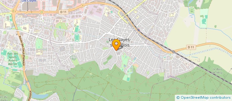 localisation de l'entreprise MONSIEUR ARNAUD PELLERIN à LES CLAYES-SOUS-BOIS