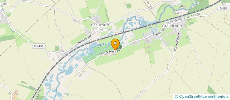 localisation de l'entreprise MONSIEUR ARNAUD PELLETIER  GRANDCOURT