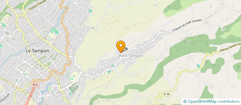 localisation de l'entreprise MONSIEUR ARNAUD PELLETIER  LE TAMPON