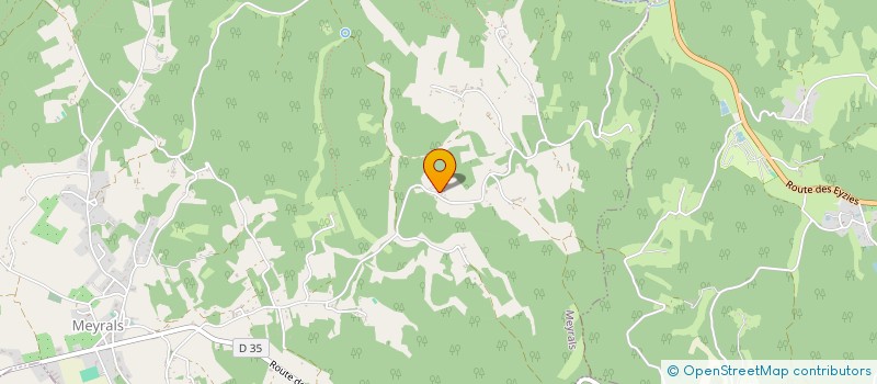 localisation de l'entreprise MONSIEUR ARNAUD PEMENDRANT  MEYRALS