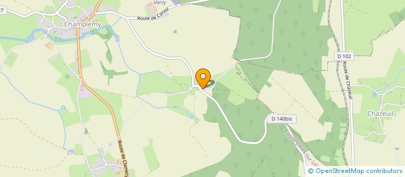 localisation de l'entreprise MONSIEUR ARNAUD PERDRY  CHAMPLEMY