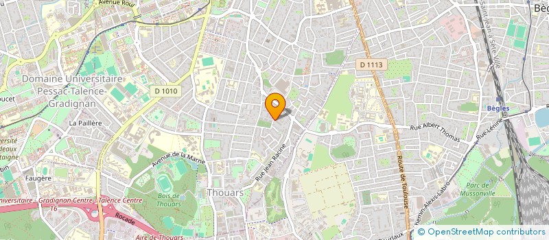 localisation de l'entreprise MONSIEUR ARNAUD PERE  TALENCE