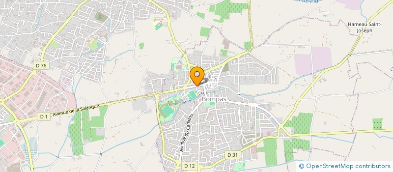 localisation de l'entreprise MONSIEUR ARNAUD PEREZ  BOMPAS