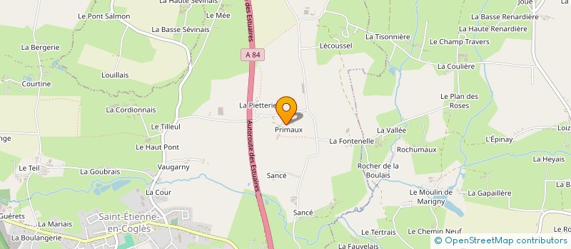 localisation de l'entreprise MONSIEUR ARNAUD PERIGAULT à MAEN ROCH