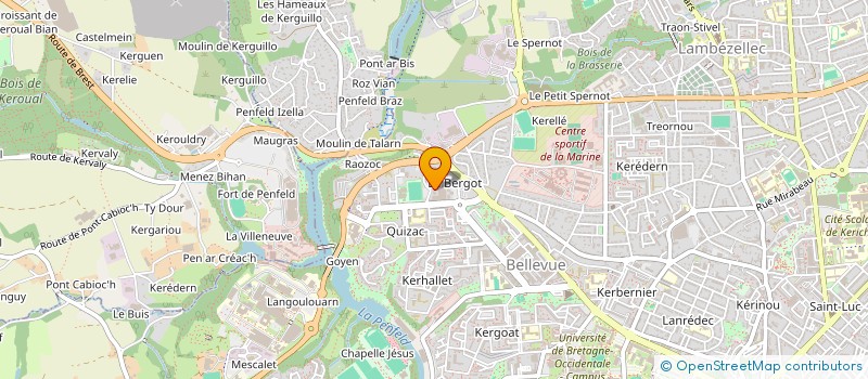 localisation de l'entreprise MONSIEUR ARNAUD PERRAUD à BREST