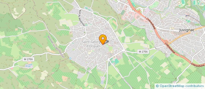 localisation de l'entreprise MONSIEUR ARNAUD PERRIN  SAINT GEORGES D'ORQUES