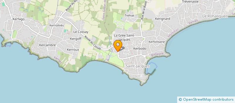 localisation de l'entreprise MONSIEUR ARNAUD PERRON  SARZEAU