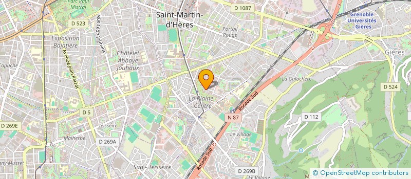 localisation de l'entreprise MONSIEUR ARNAUD PERROT  SAINT-MARTIN-D'HERES