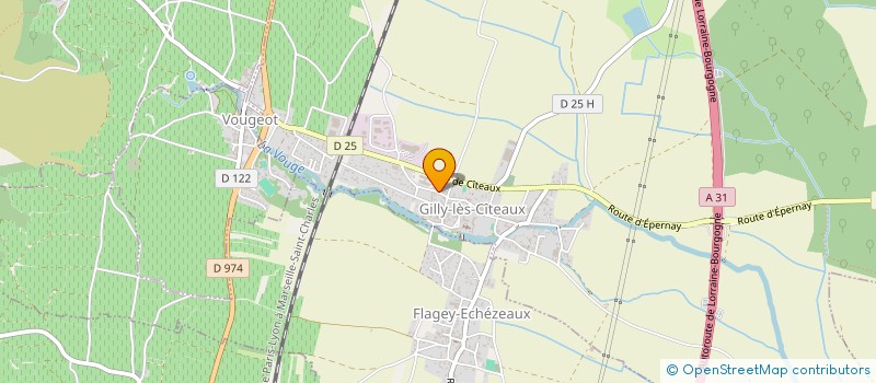 localisation de l'entreprise MONSIEUR ARNAUD PERSONNIER  GILLY-LES-CITEAUX