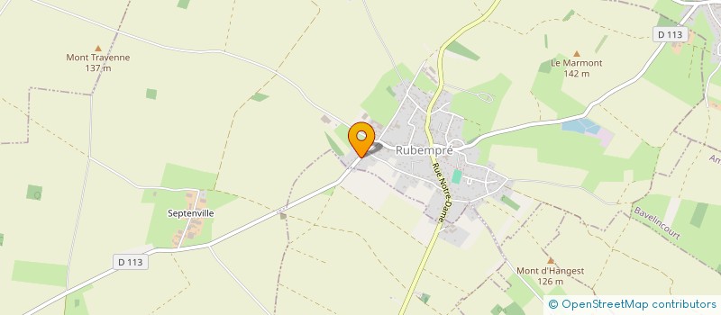 localisation de l'entreprise MONSIEUR ARNAUD PETIT  HEUZECOURT