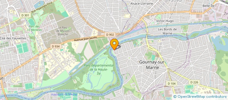 localisation de l'entreprise MONSIEUR ARNAUD PETIT  GOURNAY-SUR-MARNE