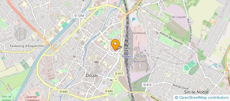 localisation de l'entreprise MONSIEUR ARNAUD PETIT  DOUAI