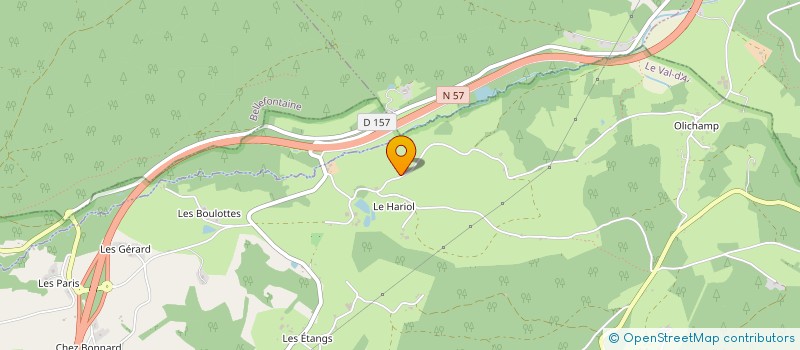 localisation de l'entreprise MONSIEUR ARNAUD PETITJEAN  LE VAL-D'AJOL