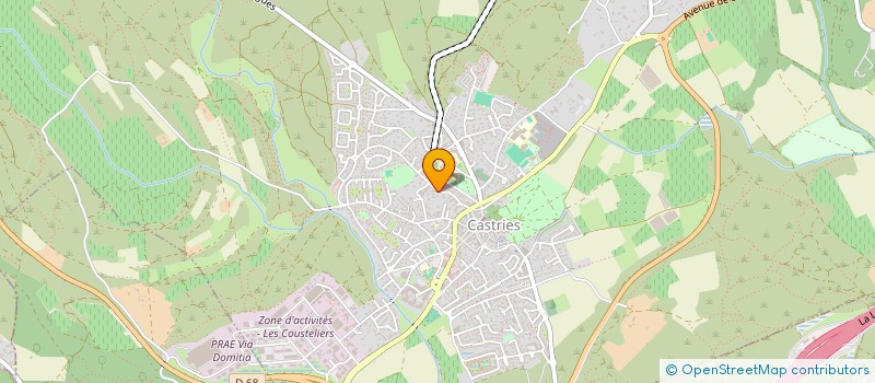 localisation de l'entreprise MONSIEUR ARNAUD PETRETTI  CASTRIES