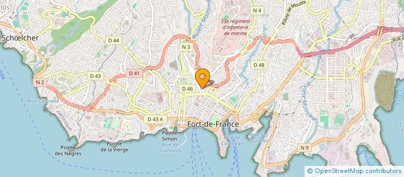 localisation de l'entreprise MONSIEUR ARNAUD PEYOIS  FORT-DE-FRANCE