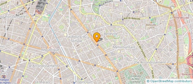 localisation de l'entreprise MONSIEUR ARNAUD PEYRAL  PARIS