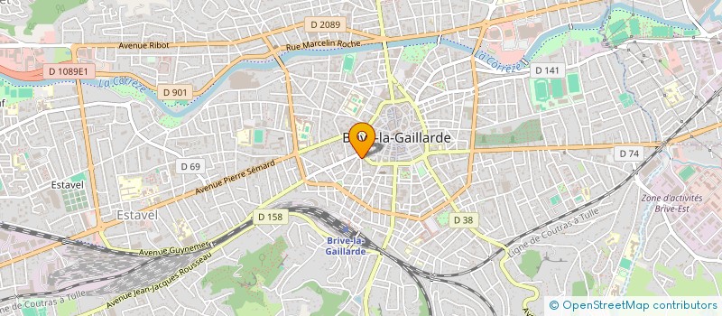 localisation de l'entreprise MONSIEUR ARNAUD PEYRONNIE  BRIVE-LA-GAILLARDE