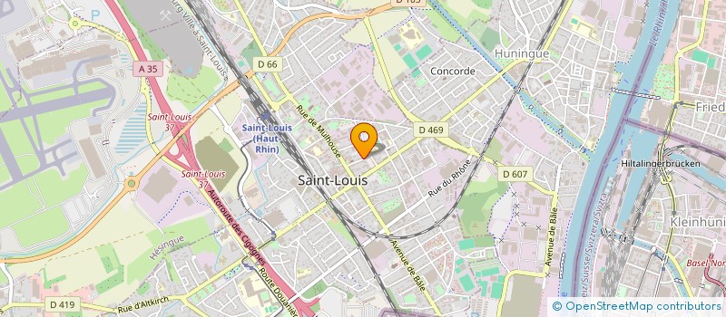 localisation de l'entreprise MONSIEUR ARNAUD PEZZOLI  SAINT-LOUIS