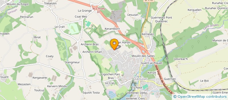 localisation de l'entreprise MONSIEUR ARNAUD PICART  DAOULAS