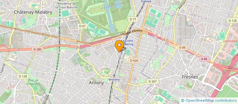 localisation de l'entreprise MONSIEUR ARNAUD PICHARD à ANTONY