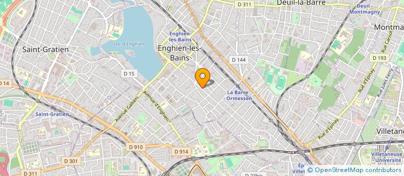 localisation de l'entreprise MONSIEUR ARNAUD PIECHACZYK  ENGHIEN-LES-BAINS