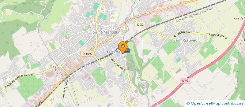 localisation de l'entreprise MONSIEUR ARNAUD PIERRE  SAINT-MARCELLIN