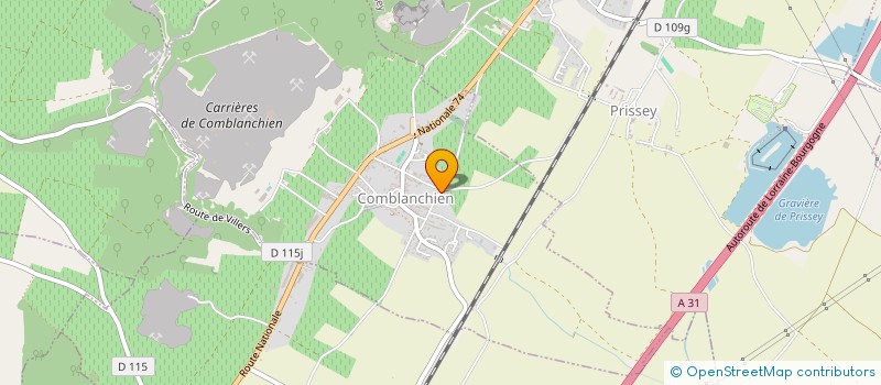 localisation de l'entreprise MONSIEUR ARNAUD PIERRE  COMBLANCHIEN