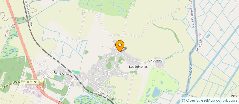 localisation de l'entreprise MONSIEUR ARNAUD PILARD  SAINT-LAURENT-DE-LA-PREE