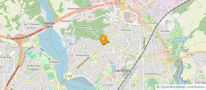 localisation de l'entreprise MONSIEUR ARNAUD PILPRE  LANESTER