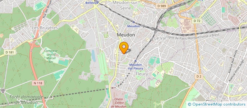 localisation de l'entreprise MONSIEUR ARNAUD PINCEMAILLE à MEUDON