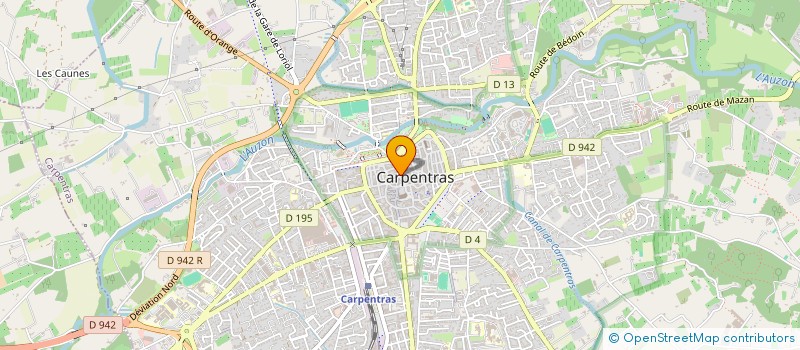 localisation de l'entreprise MONSIEUR ARNAUD PIQUEREZ  CARPENTRAS