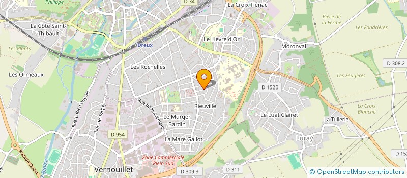 localisation de l'entreprise MONSIEUR ARNAUD PITA  DREUX