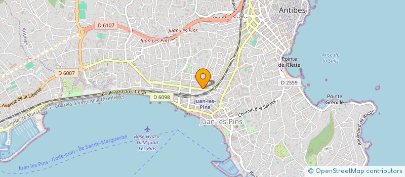 localisation de l'entreprise MONSIEUR ARNAUD PLACE  ANTIBES