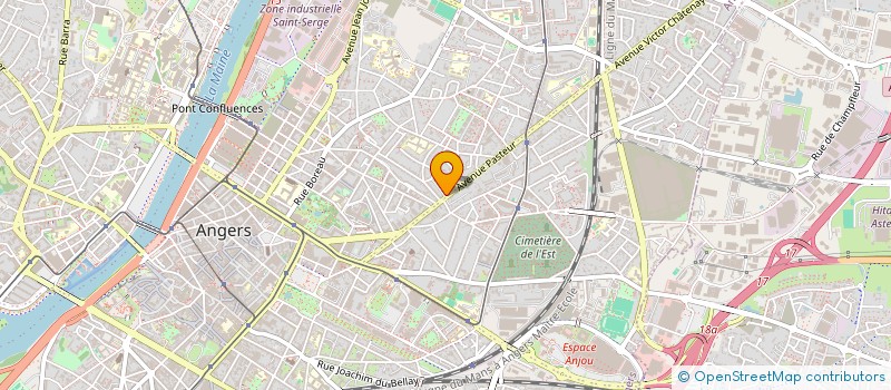localisation de l'entreprise MONSIEUR ARNAUD PLANCHENAULT à ANGERS