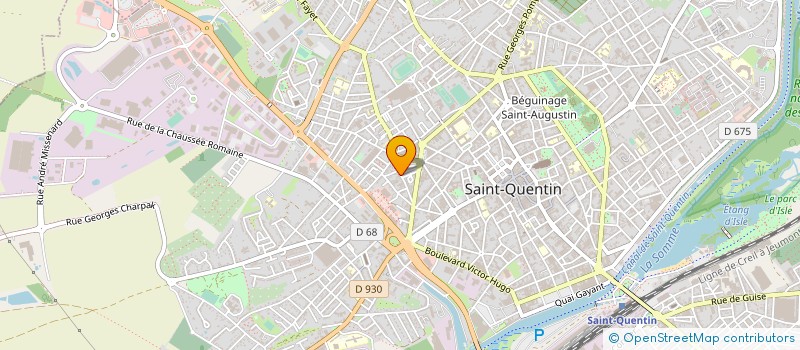 localisation de l'entreprise MONSIEUR ARNAUD PLOUSEAU à SAINT-QUENTIN