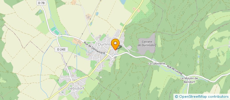 localisation de l'entreprise MONSIEUR ARNAUD POINTET  DURLINSDORF