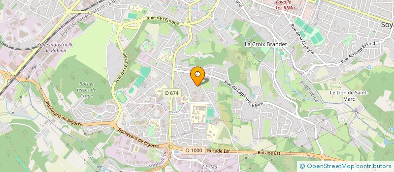 localisation de l'entreprise MONSIEUR ARNAUD POITEVIN à ANGOULEME