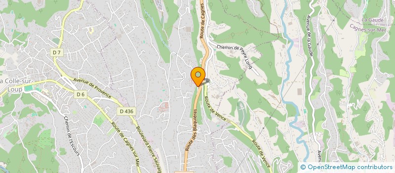 localisation de l'entreprise MONSIEUR ARNAUD POLLET  VALLAURIS