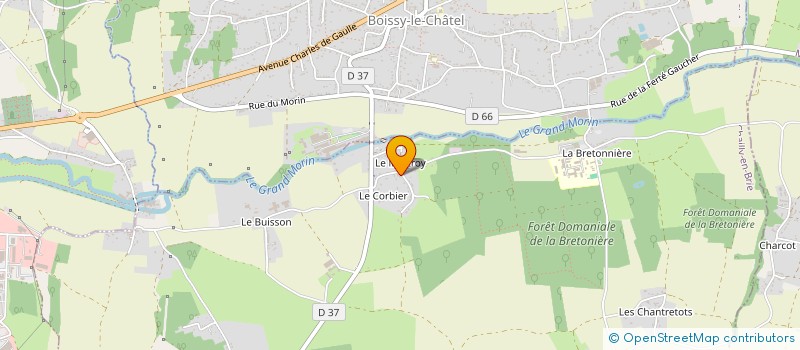 localisation de l'entreprise MONSIEUR ARNAUD PONS  CHAILLY-EN-BRIE