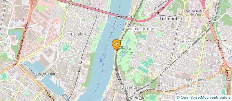 localisation de l'entreprise MONSIEUR ARNAUD POPELKA  LORMONT