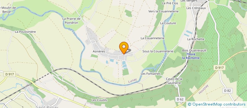 localisation de l'entreprise MONSIEUR ARNAUD PORCHER  LES ROCHES-L'EVEQUE