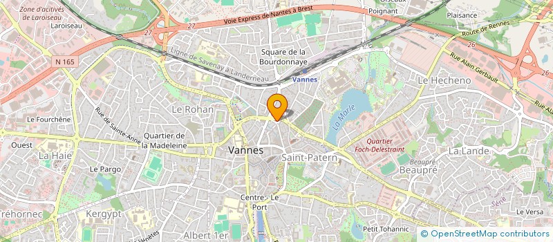 localisation de l'entreprise MONSIEUR ARNAUD POSTEC à VANNES