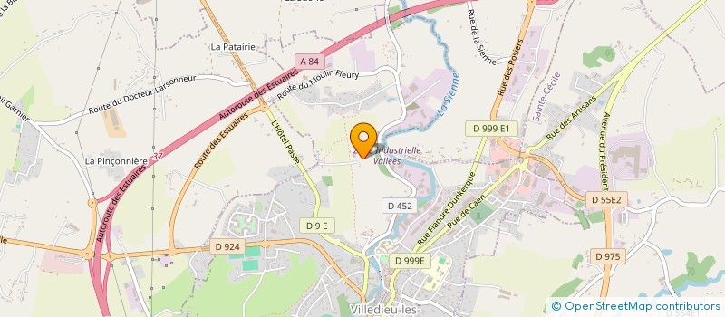 localisation de l'entreprise MONSIEUR ARNAUD POTEY  VILLEDIEU-LES-POELES-ROUFFIGNY