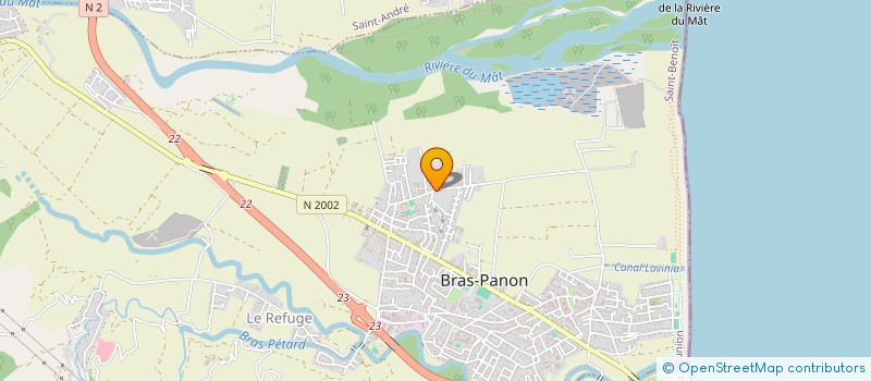 localisation de l'entreprise MONSIEUR ARNAUD POTHIN  BRAS-PANON