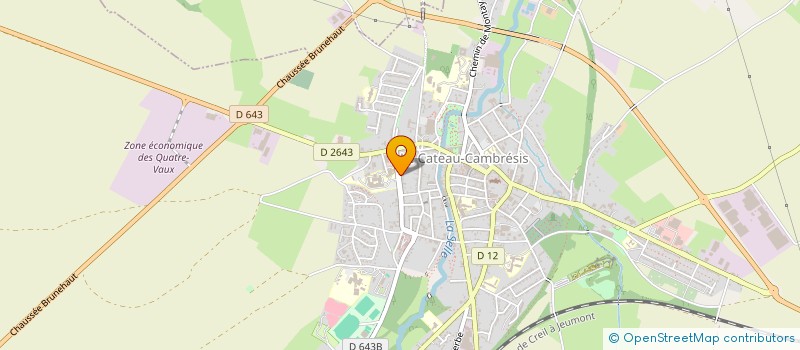 localisation de l'entreprise MONSIEUR ARNAUD POTIER à LE CATEAU-CAMBRESIS