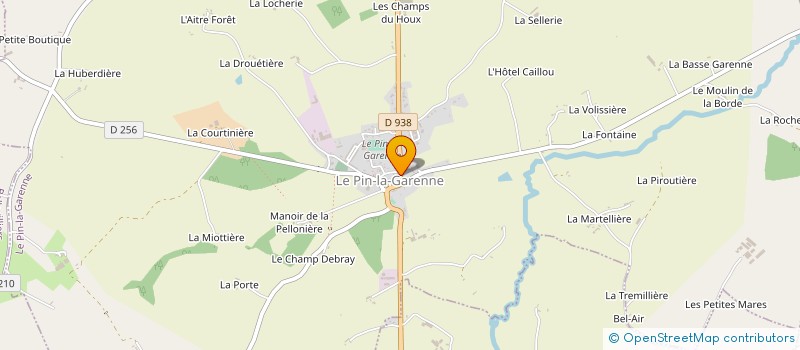 localisation de l'entreprise MONSIEUR ARNAUD POTTIER à LE PIN-LA-GARENNE